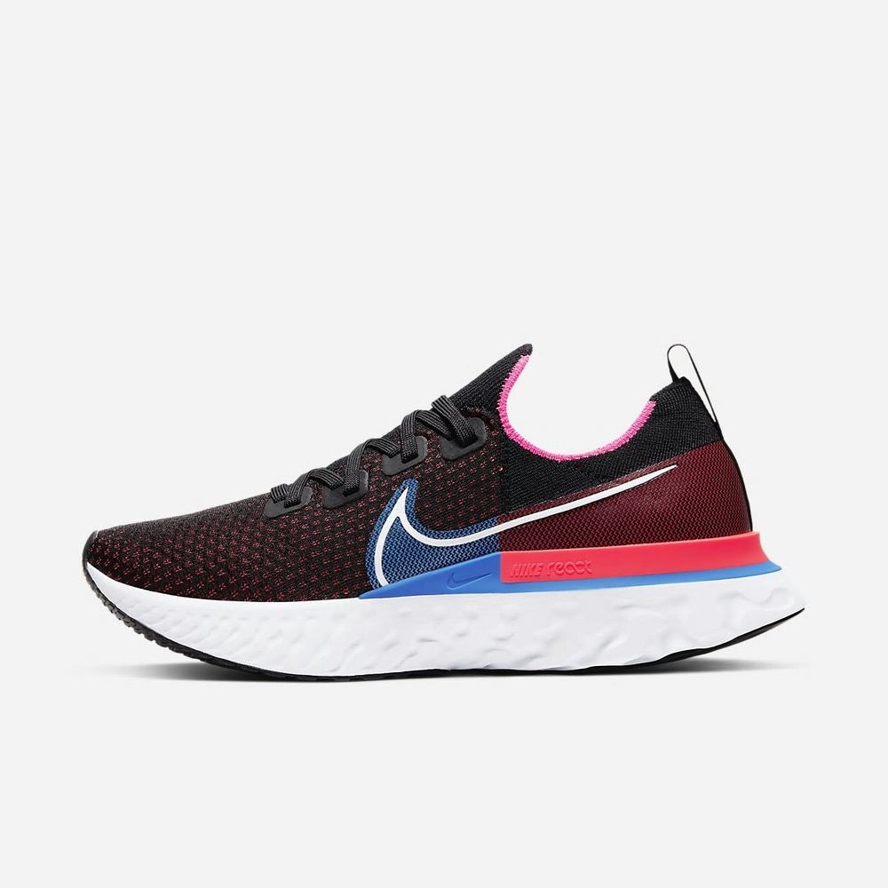 Chaussure De Fitness Nike React Infinity Run Flyknit Noir 4260-597 Black/Red Orbit/Photo Blue/White Homme | TJA-88319166